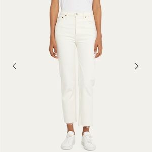 RE/DONE 70s Stovepipe Jean in White NWT